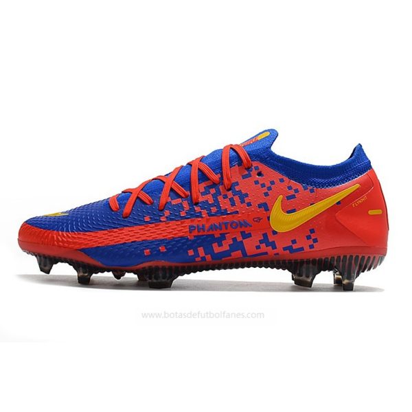 Nike Phantom Gt Elite Fg Azul Rojo Amarillo